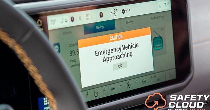 Technology-enhanced Fire Department Alerts Motorists to Emergency Vehicles