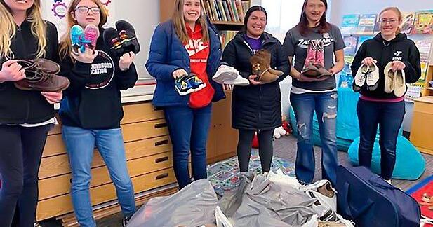 Northeast student club collects shoes to send to developing countries | News