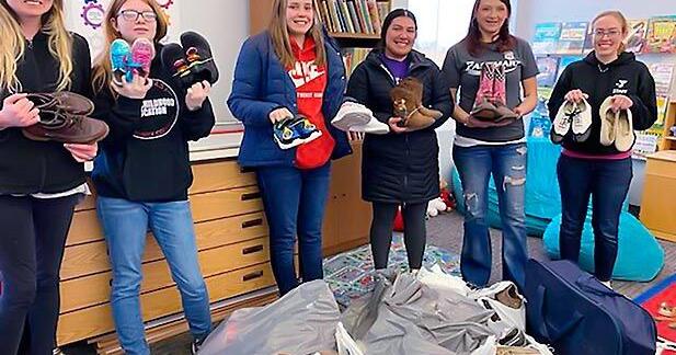 Northeast student club collects shoes to send to developing countries | News