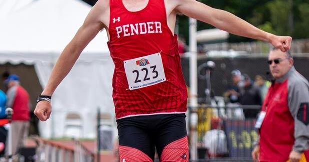 Pender's Nash Morgan has breakout jump, lands in first place