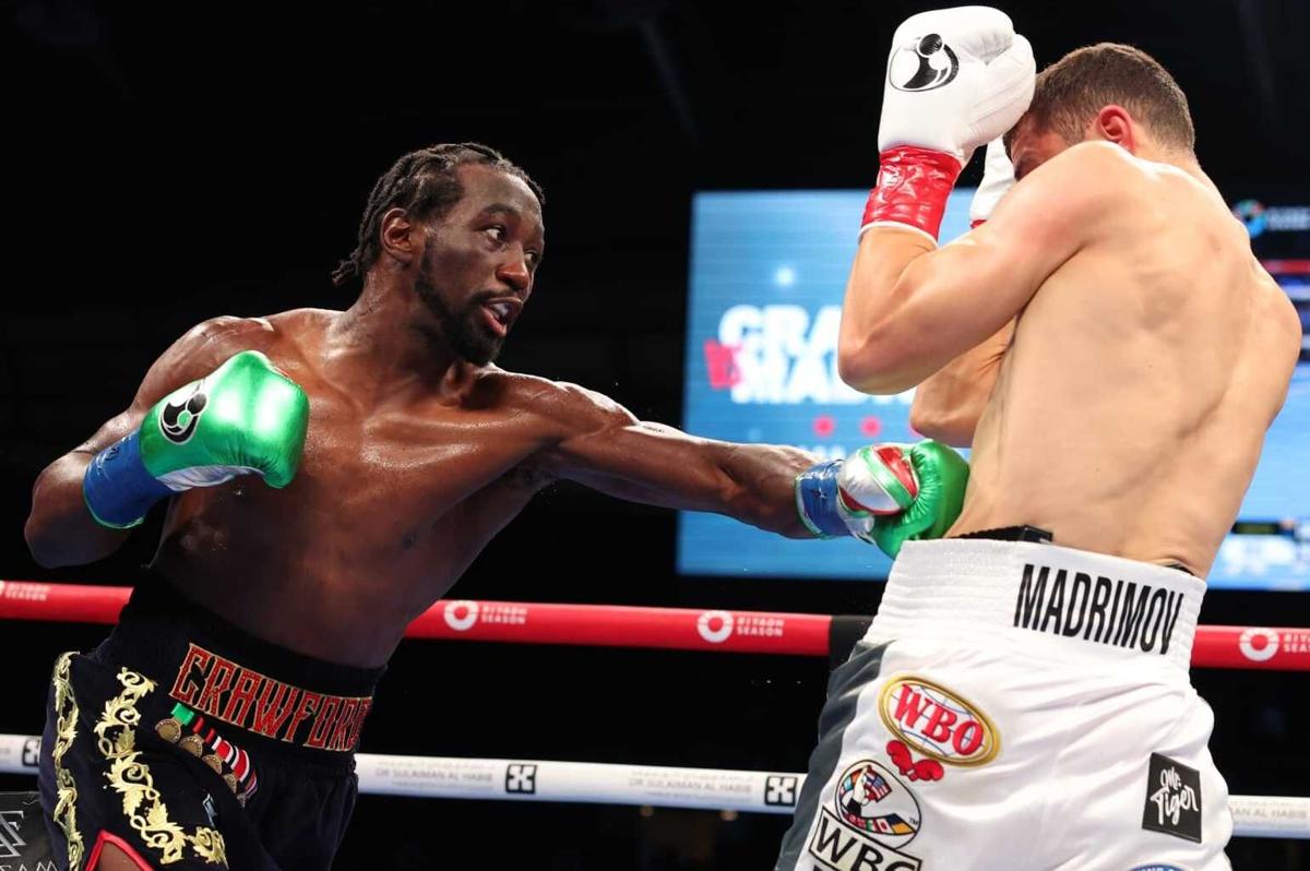 Terence 'Bud' Crawford wins another weight class, beating Israil Madrimov  by unanimous decision | Sports | norfolkneradio.com
