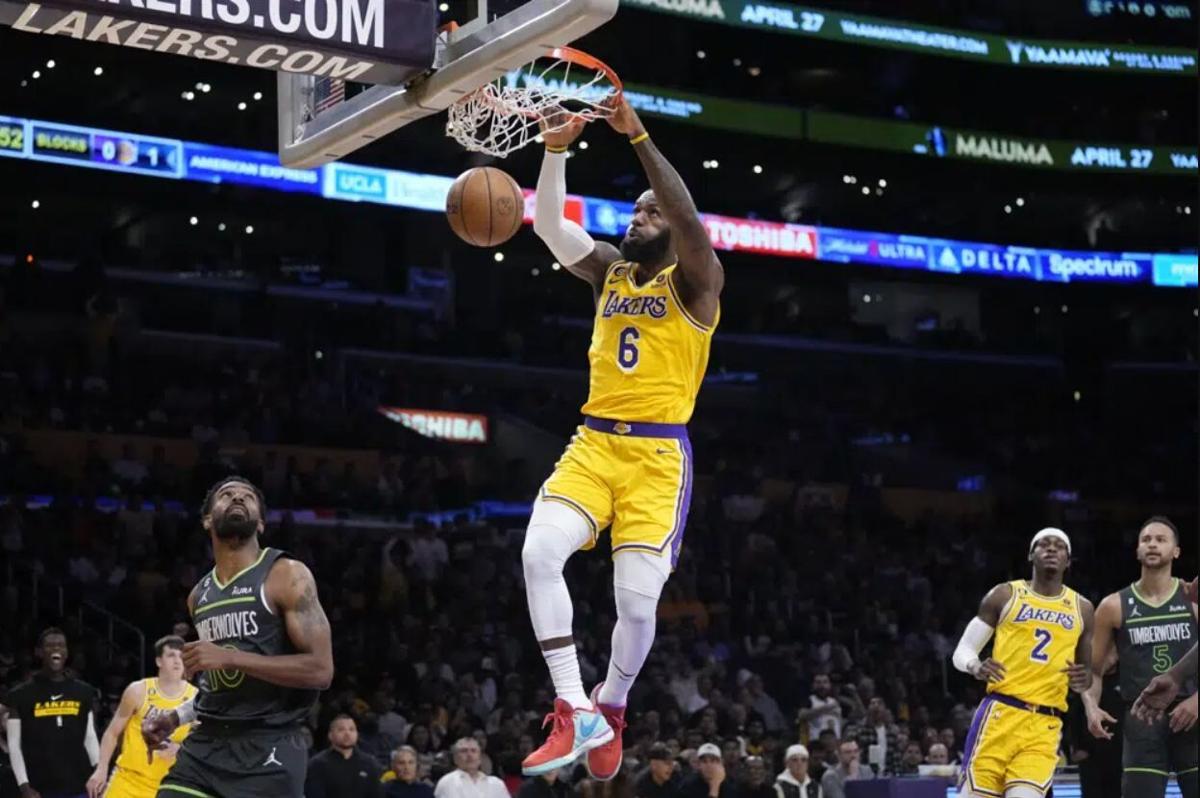Lakers outlast Wolves 108-102 in OT, advance to face Memphis – WWLP