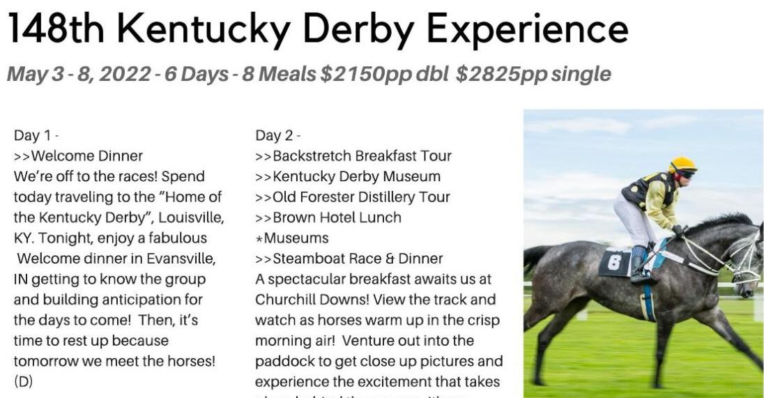 Travel Club:148th Kentucky Derby Experience
