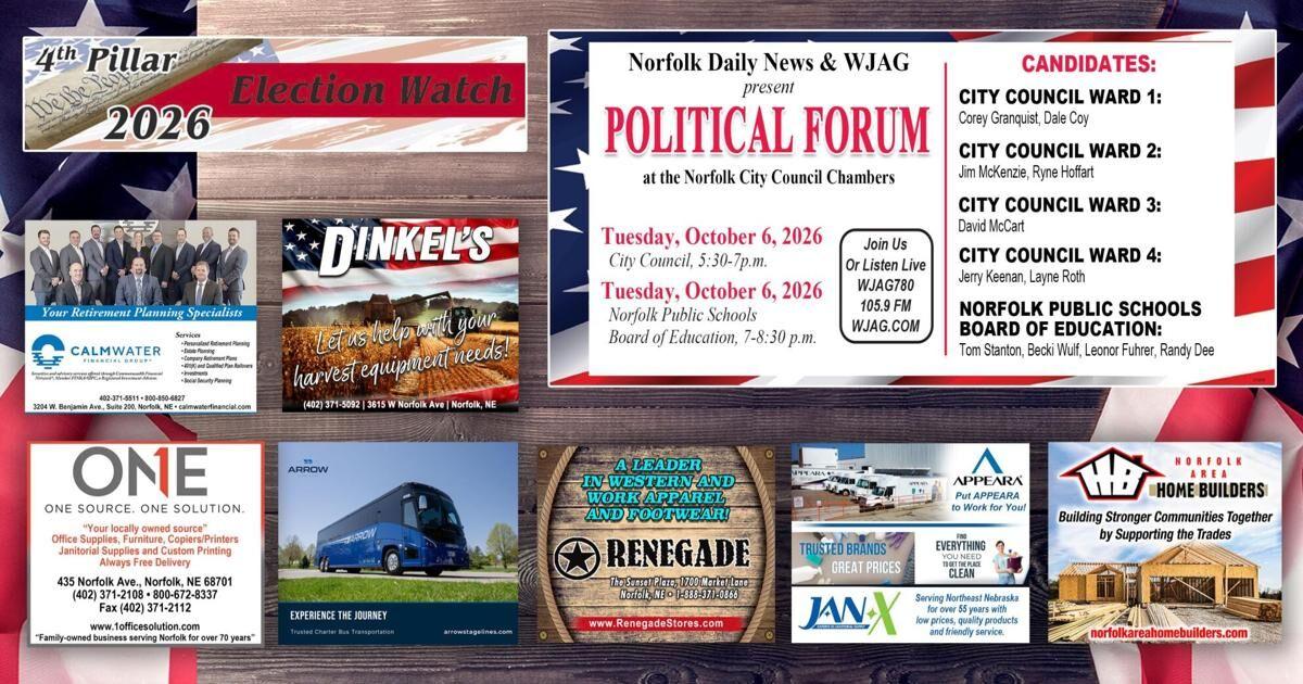 Political Forum set for Tuesday