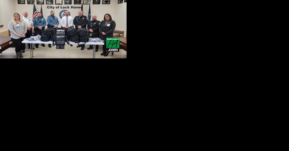 Area health providers donate medical bags to Lock Haven police - Vimarsana News