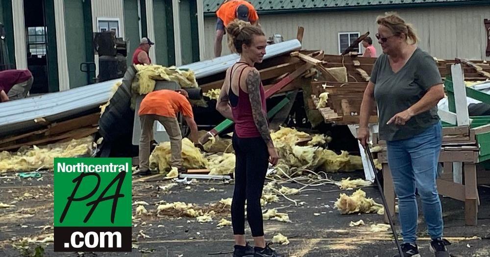 Crews survey storm damage in Union County as flea market workers clean up - Vimarsana News