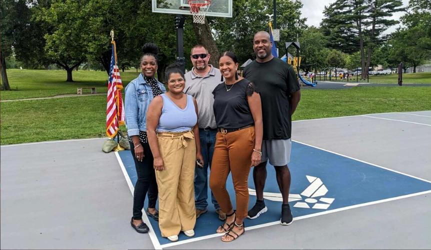 Gallery: Memorial Park basketball court dedication northcentralpa com
