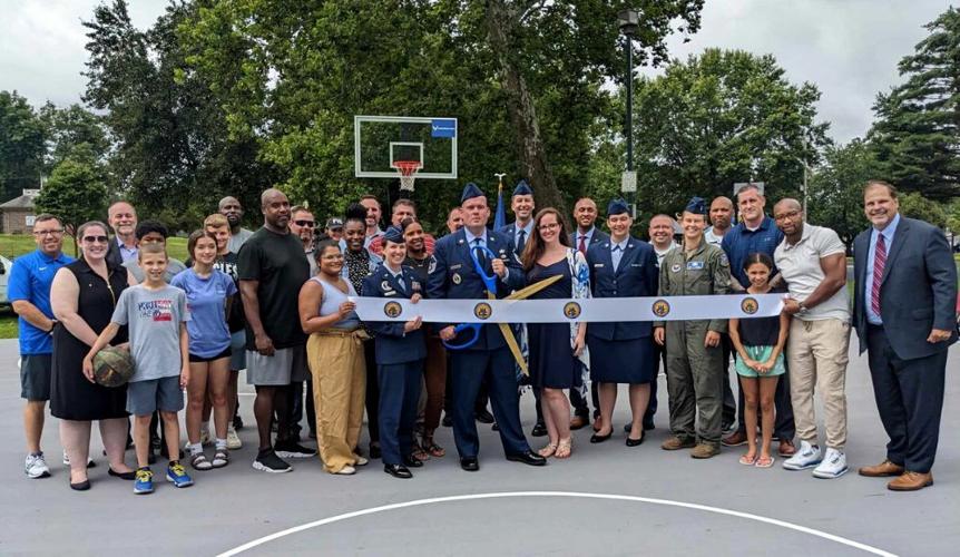 Gallery: Memorial Park basketball court dedication northcentralpa com