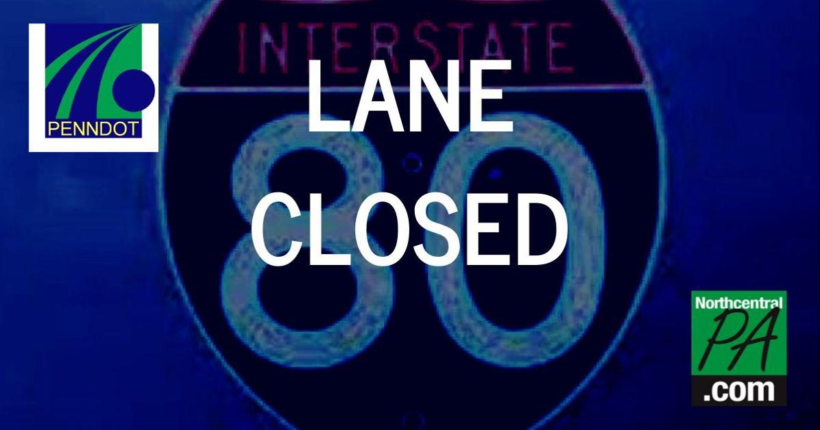 Lane Restriction on I80 EB in Union County Due to a MultiVehicle