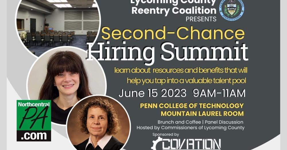 Employers invited to Second-Chance Hiring Summit with business and justice system experts