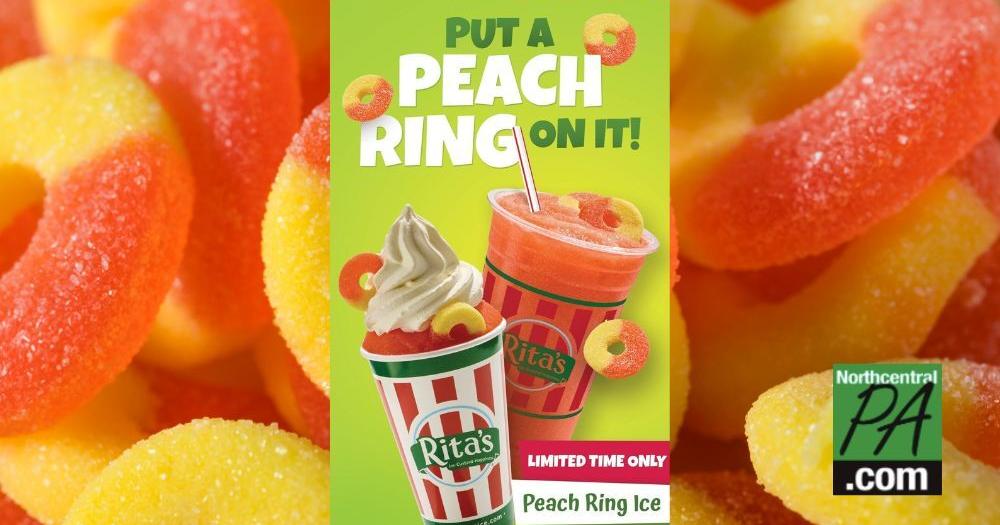 Rita's introduces limited-time Peach Ring Italian Ice for the summer - Vimarsana News
