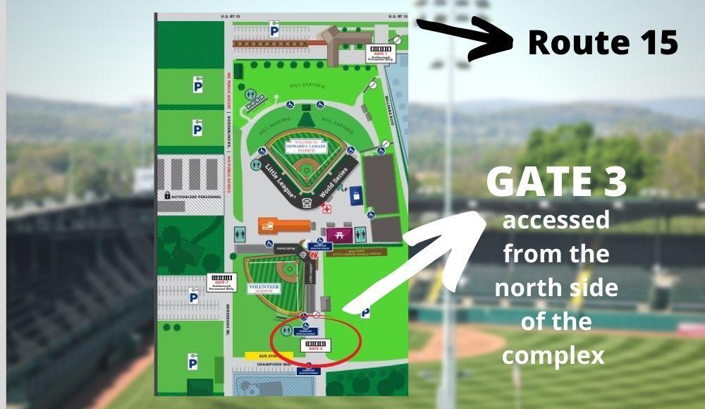 Visiting the Little League Complex in South Williamsport What you need