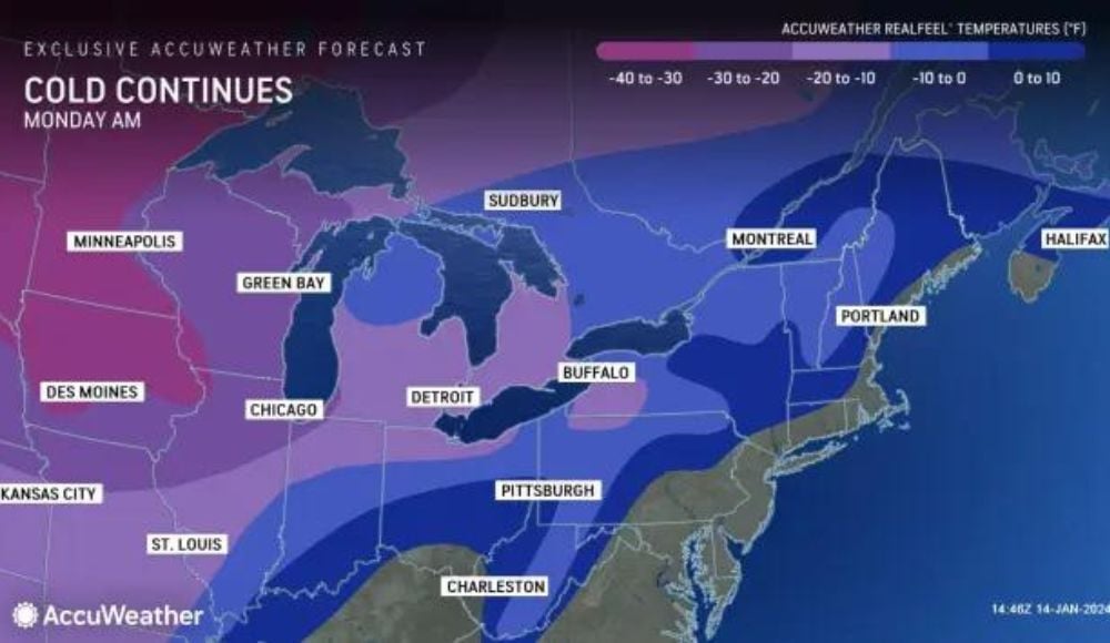 Northeast Arctic Outbreak And Lake-effect Snow To Last Days | News ...