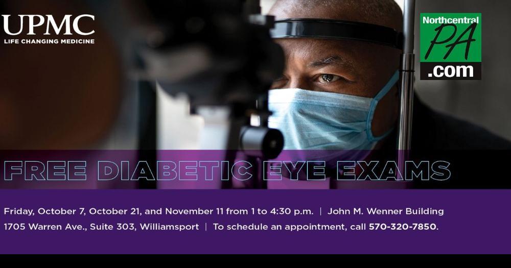 UPMC offers free diabetic eye exams, 'Pretty in Pink' women's events
