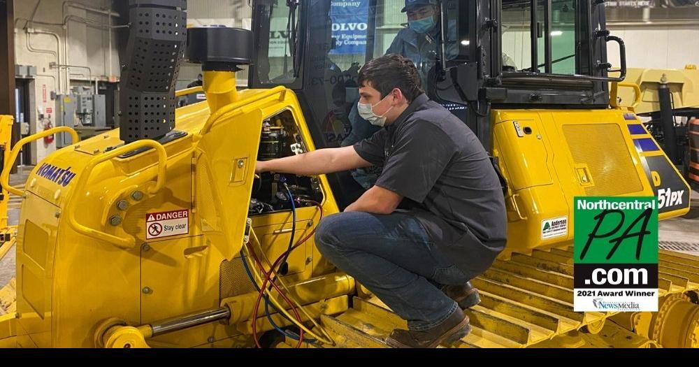 Penn College students to test skills on model bulldozer donated by