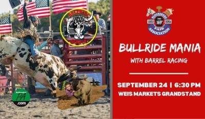 Bull Mania Rodeo Bloomsburg Fair announces new additions to grandstand lineup ...