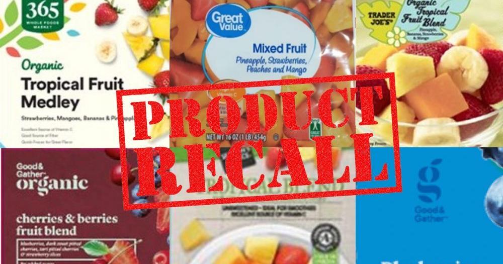 Frozen Fruit Recall August 2025