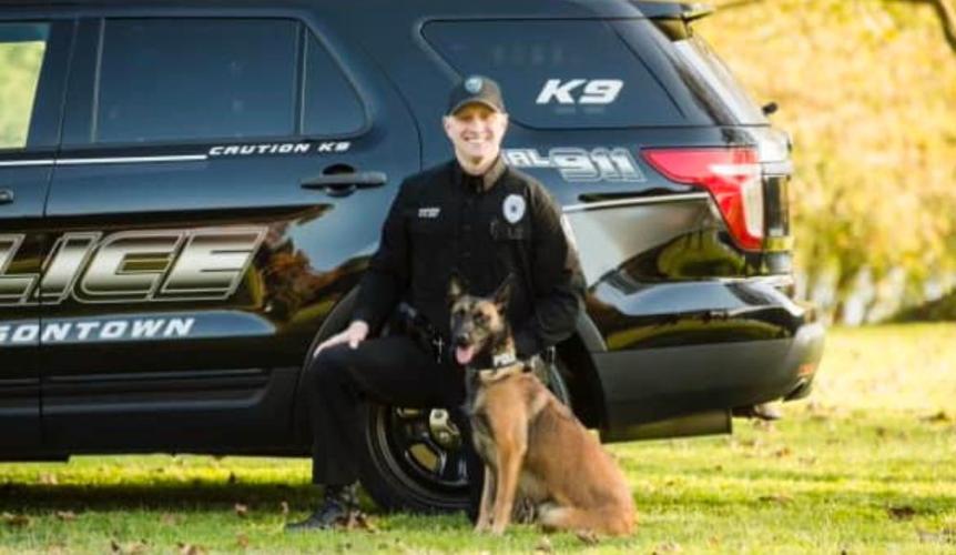 Four legged member of the Watsontown Police Department has last day of