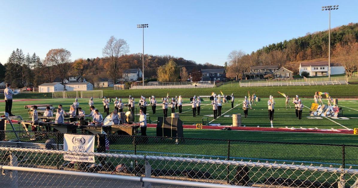 Special sendoff for Loyalsock Township High School Lancer Marching