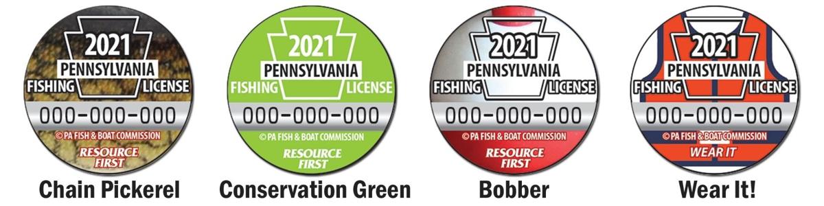 Cast your vote for the 2021 PA Fishing License button design