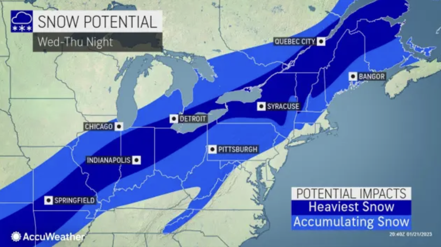 Storms to bring one-two punch of wintry weather to the Northeast | News ...