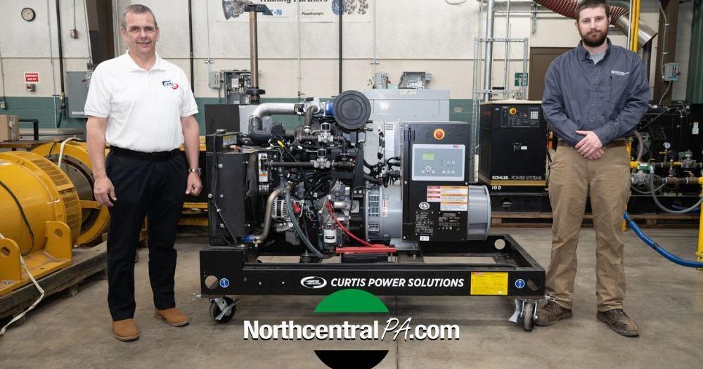 Power Generations On-site power generation students get donated generator set | Education ...
