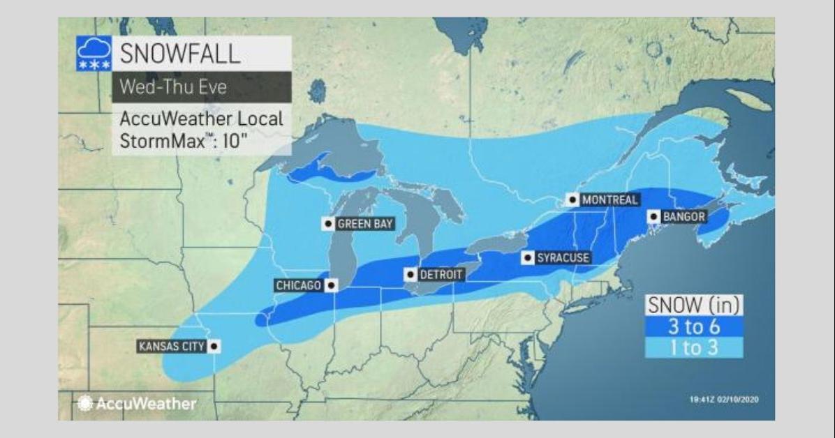 AccuWeather Blizzardlike conditions coming to northeast News