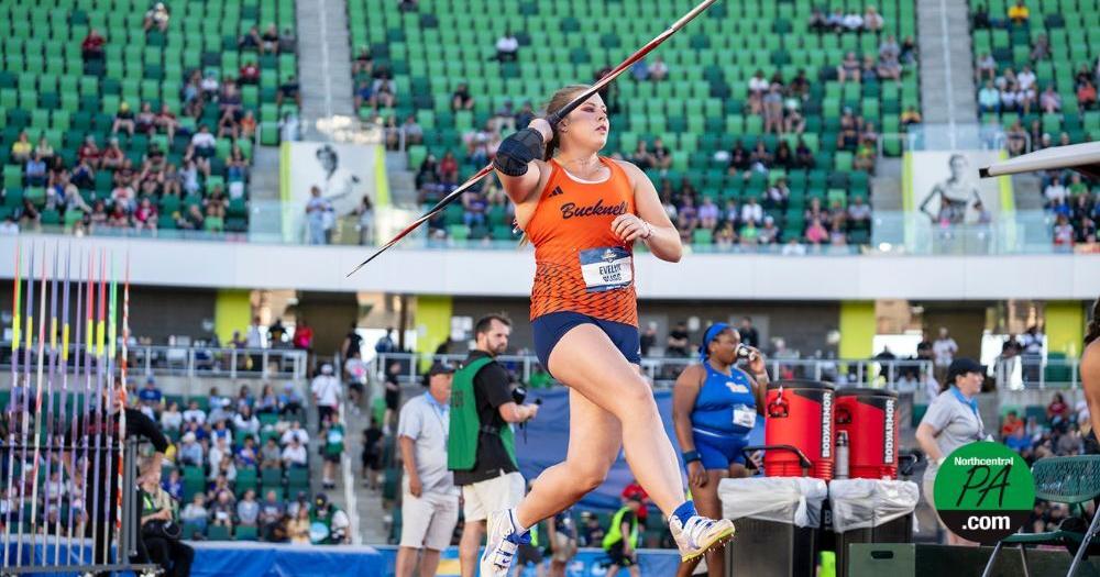 evelyn bliss javelin throw at ncaa 2026