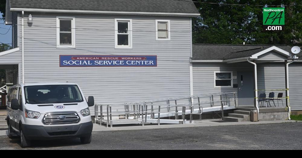 American Rescue Workers repair handicap ramp with grant funds