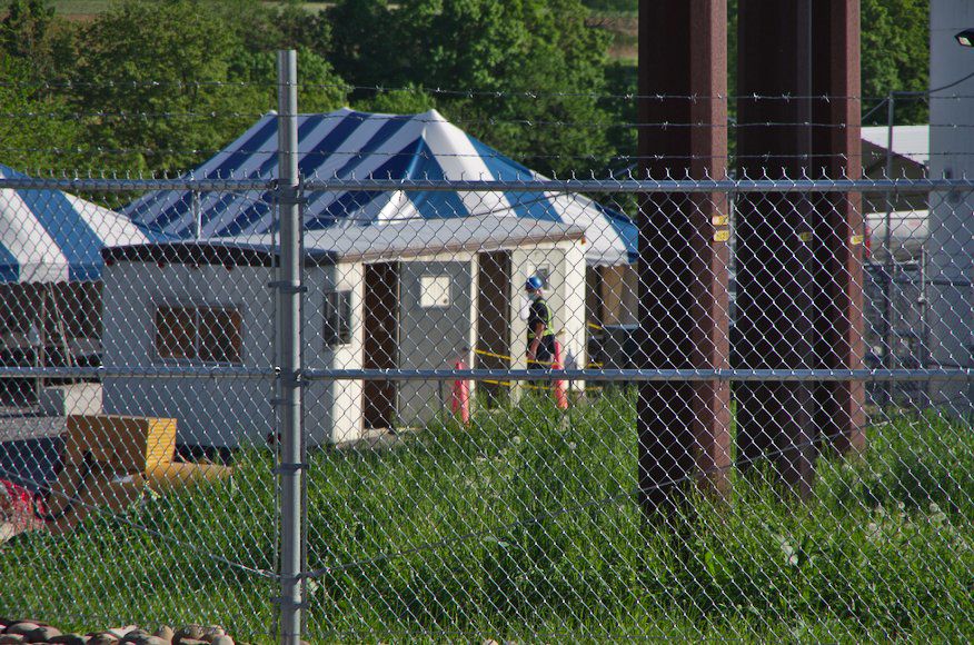 Nicholas Meats building "no touch" covid19 testing facility Covid19