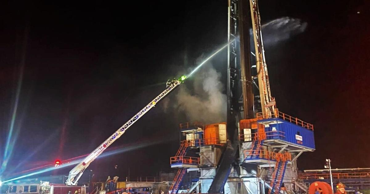 First News Now: Natural gas drilling rig catches fire | Community ...