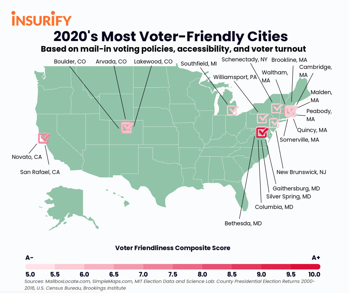 Williamsport Among Top 20 Best Cities To Vote In 2020 Election News Northcentralpa Com