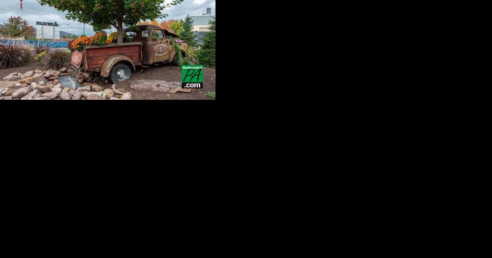 Penn College General Services win award for turning antique truck into a fountain - Vimarsana News