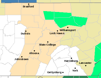 Flood Advisory for part of PA Northern Tier | Weather Alerts ...