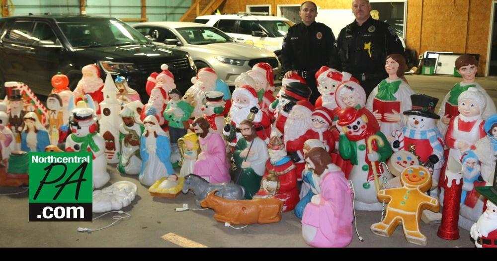Grinch caught! Local news story leads to recovery of stolen blow mold