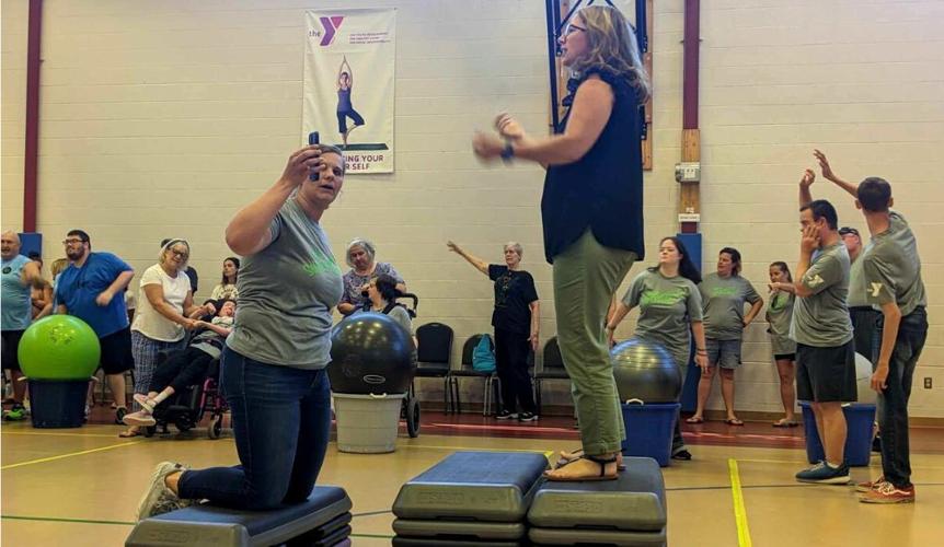 'Everybody just have a good time' at the YMCA Drums Alive event