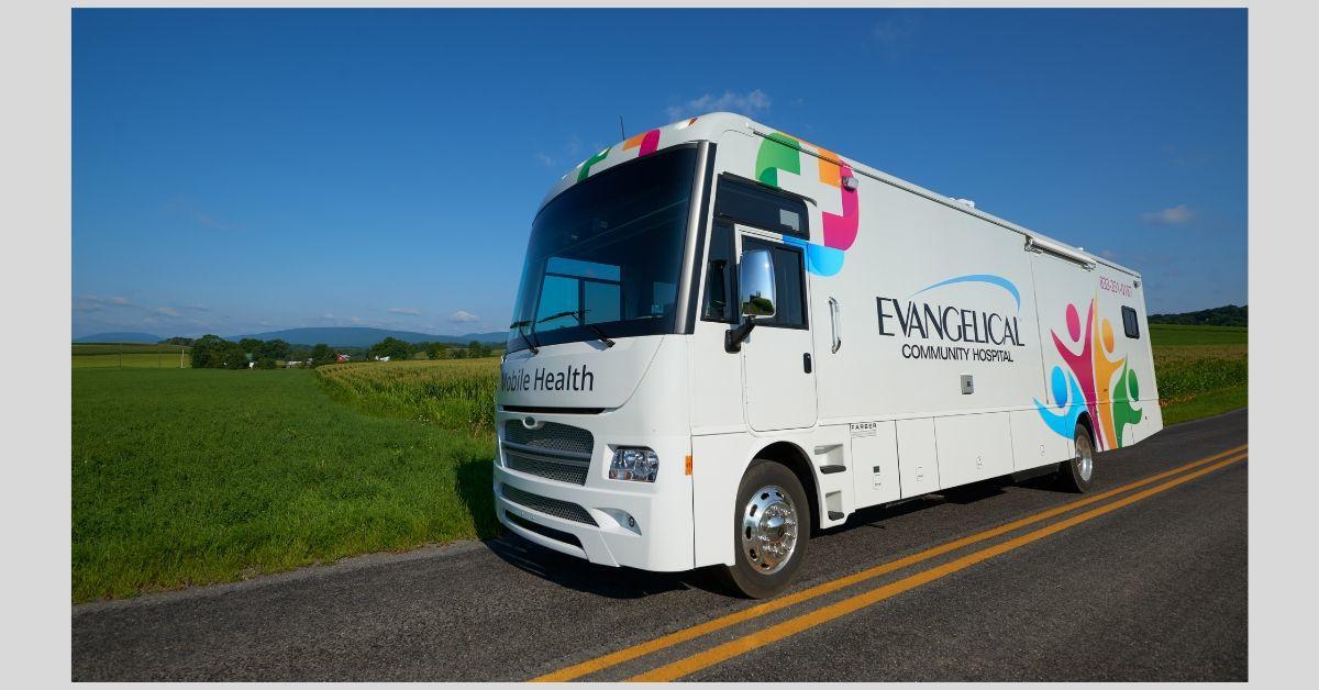 Evangelical Hospital's mobile health bus schedule is available for