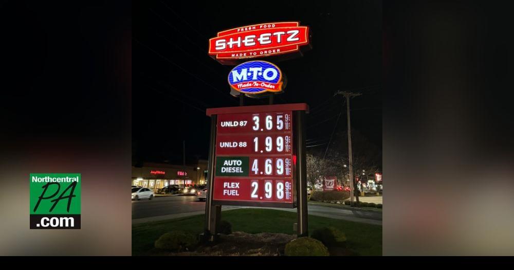 Sheetz lowering gas prices the week of Thanksgiving News
