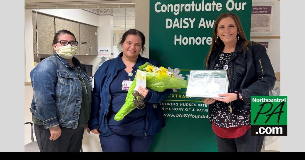 Coudersport ICU nurse earns DAISY award for standout compassion and