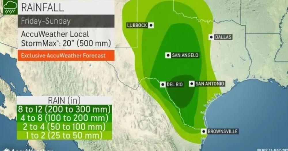 Significant heavy rain and flash flooding threaten Texas as Title 42 ...