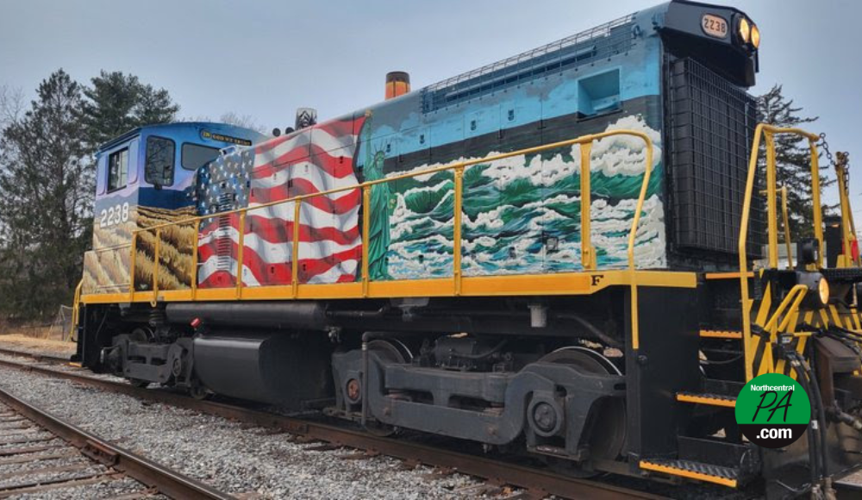 アメリカ記念 BICENTENNIAL AMARILLO America's Semiquincentennial Locomotive unveiled in Northumberland