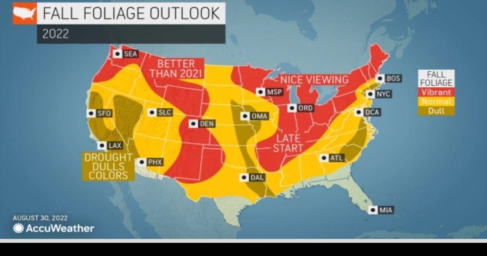 AccuWeather's 2022 U.S. fall foliage forecast Life
