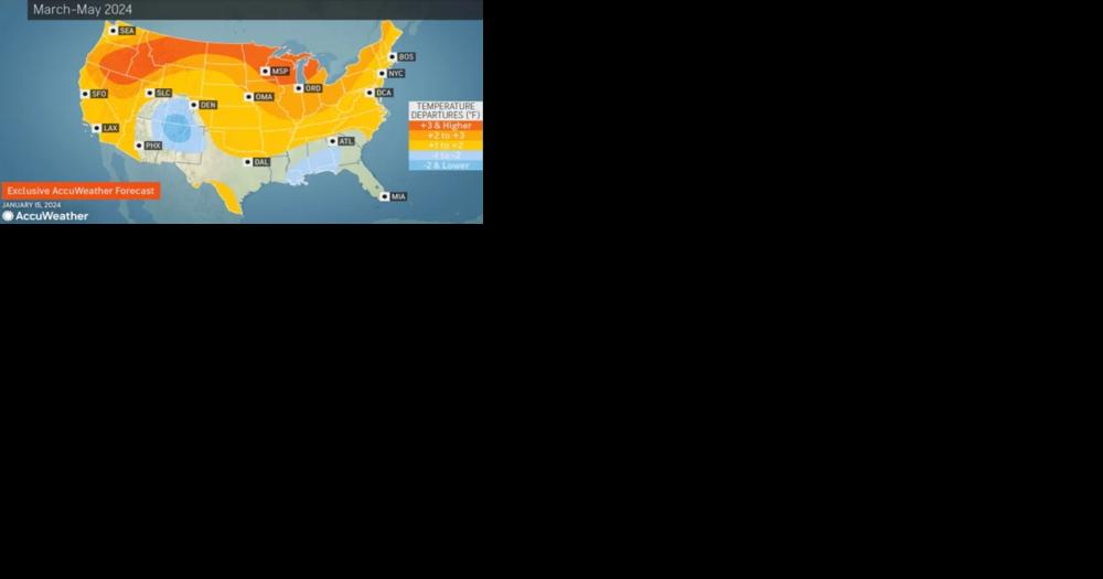Early spring or 6 more weeks of winter? AccuWeather experts break down the 2024 US spring forecast - Vimarsana News
