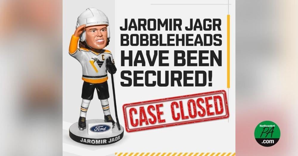 Penguins to distribute recovered stolen Jaromir Jagr bobbleheads to fans - Vimarsana News