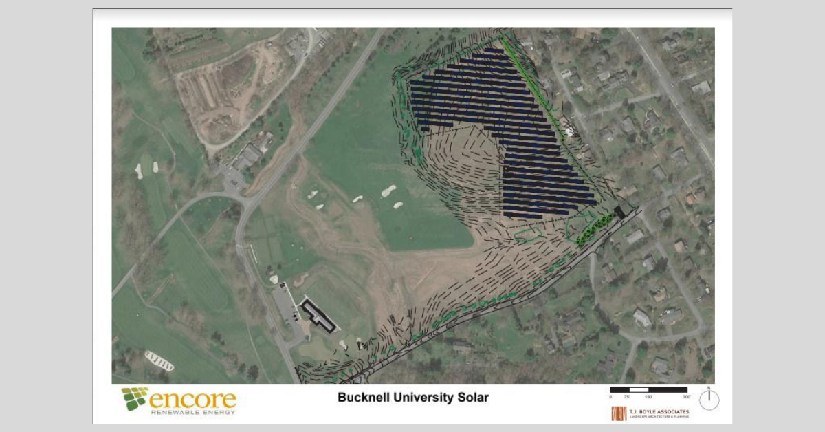 Bucknell Exploring Solar Project With Encore Renewable Energy Business Northcentralpa Com