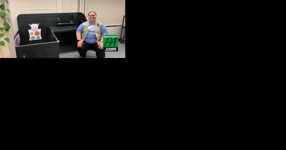 Local Girl Scout builds workstation for James V. Brown Library - Vimarsana News