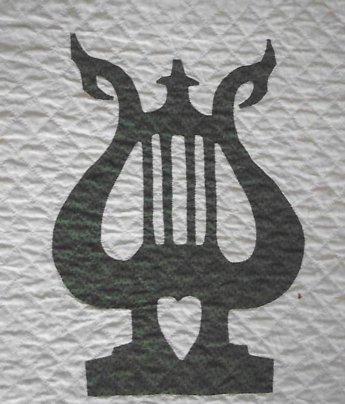 Muncy Lyre quilt - Muncy Historical Society quilt show 2019