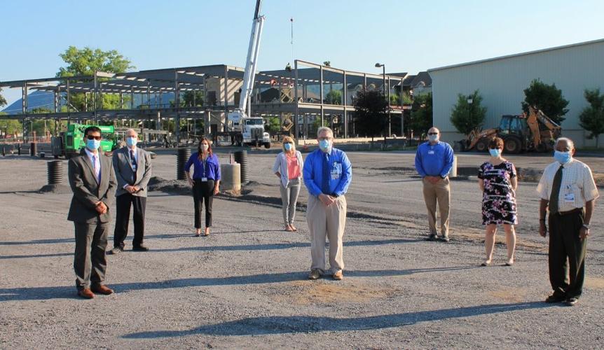 Final steel beam set at Geisinger Medical Clinic Lock Haven