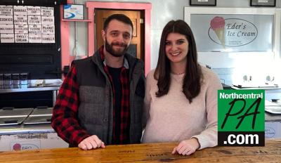 Tye and Ashley Sheets owners of Eder's Ice Cream _ 2023