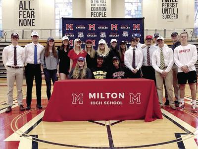 Milton Athletes Sign National Letters Of Intent Milton Herald